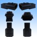 Photo2: [Yazaki Corporation] 025-type RH waterproof 3-pole male-coupler & terminal set (2)