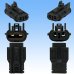 Photo5: [Yazaki Corporation] 070-type SWP waterproof 2-pole coupler & terminal set (with rear holder)