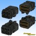 Photo4: [Yazaki Corporation] 070-type SWP waterproof 6-pole coupler & terminal set (with rear holder)