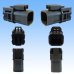 Photo2: [Yazaki Corporation] 110-type 58-connector W series waterproof 4-pole coupler & terminal set (with holder) (2)