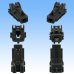 Photo5: [Yazaki Corporation] 250-type 58 connector X series waterproof 1-pole coupler & terminal set