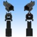 Photo3: [Yazaki Corporation] 250-type 58 connector X series waterproof 1-pole coupler & terminal set