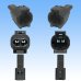 Photo3: [Yazaki Corporation] 060-type 62Z series waterproof 2-pole male-coupler with retainer & terminal set type-1 (gray)