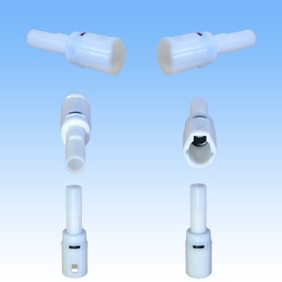 Photo2: [Sumitomo Wiring Systems] 090-type MT waterproof 1-pole male-coupler & terminal set