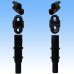 Photo3: [Yazaki Corporation] waterproof / bullet-terminal 2-pole female-coupler & terminal set