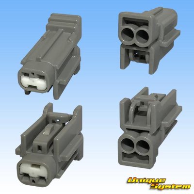 Photo2: [Yazaki Corporation] 040-type 91 connector RK-type 2-pole female-coupler with holder