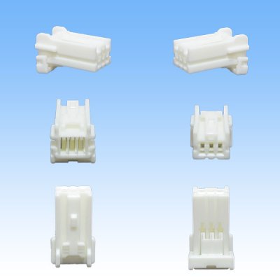 Photo2: [Yazaki Corporation] 040-type 91TK non-waterproof 3-pole female-coupler & terminal set