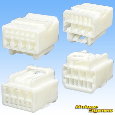 Photo2: [Yazaki Corporation] 040 III-type + 090-type II hybrid non-waterproof 10-pole female-coupler