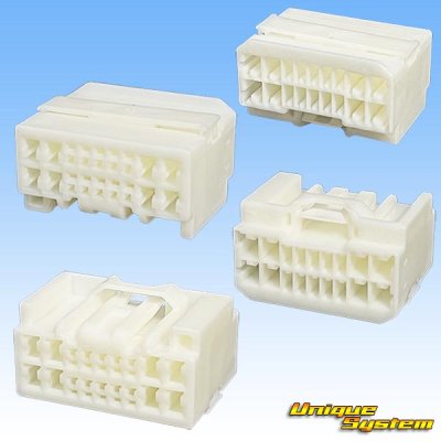 Photo4: [Yazaki Corporation] 040 III-type + 090-type II hybrid non-waterproof 18-pole coupler & terminal set