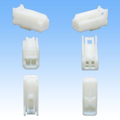 Photo2: [Yazaki Corporation] 040-type III non-waterproof 2-pole female-coupler