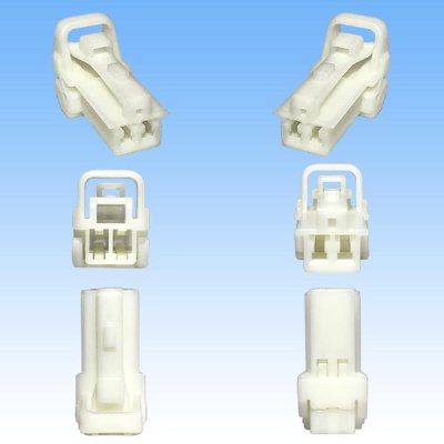 Photo3: [Yazaki Corporation] 060-type 62C non-waterproof 2-pole female-coupler