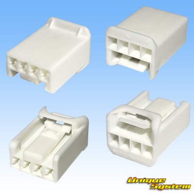 Photo2: [Yazaki Corporation] 060-type LC (HLC) non-waterproof 4-pole female-coupler