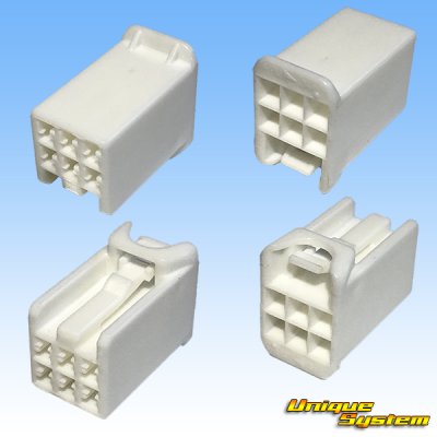 Photo3: [Yazaki Corporation] 060-type LC (HLC) non-waterproof 6-pole coupler & terminal set