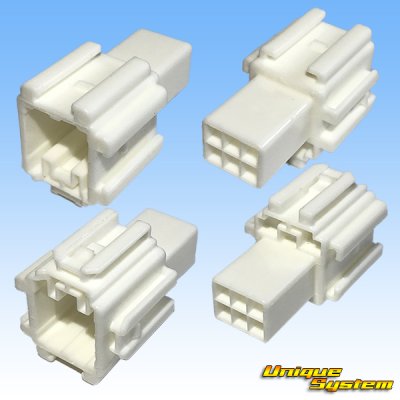 Photo2: [Yazaki Corporation] 060-type LC (HLC) non-waterproof 6-pole coupler & terminal set