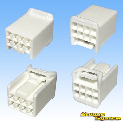 Photo3: [Yazaki Corporation] 060-type LC (HLC) non-waterproof 8-pole coupler & terminal set