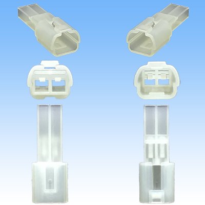 Photo3: [Yazaki Corporation] 090-type I non-waterproof 2-pole male-coupler & terminal set