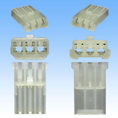 Photo3: [Yazaki Corporation] 090-type I non-waterproof 3-pole female-coupler & terminal set