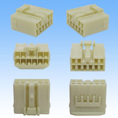 Photo2: [Yazaki Corporation] 090-type II non-waterproof 10-pole female-coupler