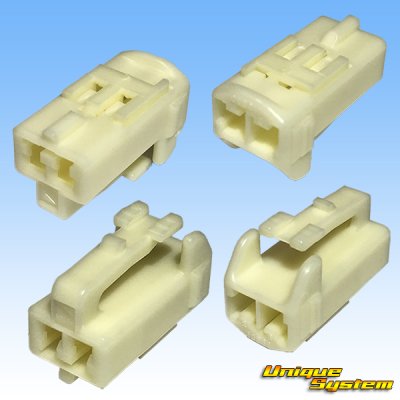 Photo2: [Yazaki Corporation] 090-type II non-waterproof 2-pole female-coupler type-4