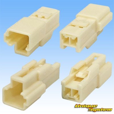 Photo2: [Yazaki Corporation] 090-type II non-waterproof 2-pole coupler & terminal set type-3 (no male bracket)