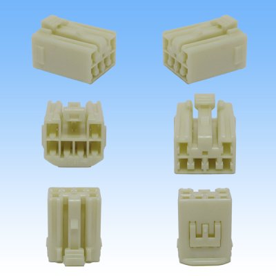 Photo2: [Yazaki Corporation] 090-type II non-waterproof 6-pole female-coupler type-1