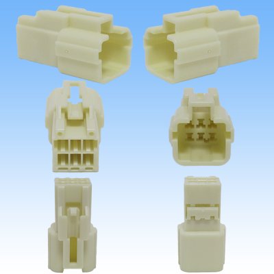 Photo2: [Yazaki Corporation] 090-type II non-waterproof 6-pole coupler & terminal set type-2