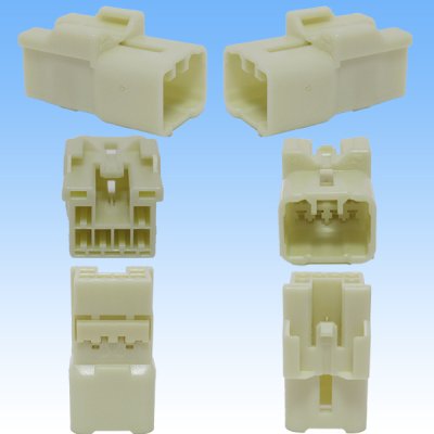 Photo2: [Yazaki Corporation] 090-type II non-waterproof 6-pole coupler & terminal set type-1