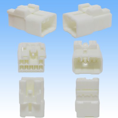 Photo2: [Yazaki Corporation] 090-type II non-waterproof 8-pole coupler & terminal set type-1