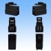 Photo3: [Yazaki Corporation] 250-type CN (A) non-waterproof 3-pole coupler & terminal set (black) (3)