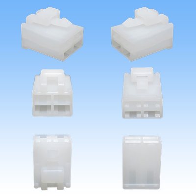 Photo2: [Yazaki Corporation] 250-type CN (A) non-waterproof 4-pole female-coupler & terminal set