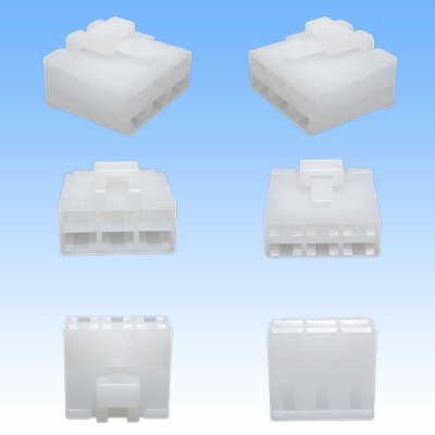 Photo2: [Yazaki Corporation] 250-type CN (A) non-waterproof 6-pole female-coupler & terminal set