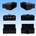 Photo2: [Yazaki Corporation] 250-type CN (A) non-waterproof 8-pole male-coupler & terminal set (black) (2)