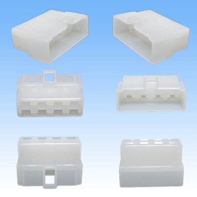 Photo2: [Yazaki Corporation] 250-type CN (A) non-waterproof 8-pole male-coupler & terminal set