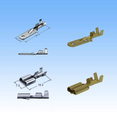 Photo4: [Yazaki Corporation] 250-type CN (A) non-waterproof 2-pole coupler & terminal set