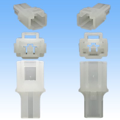 Photo3: [Yazaki Corporation] 250-type CN (B) non-waterproof 1-pole male-coupler