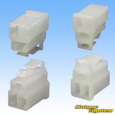 Photo2: [Yazaki Corporation] 250-type CN (B) non-waterproof 3-pole female-coupler