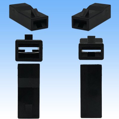 Photo3: [Yazaki Corporation] 305-type (for fusible link electric wires, etc) non-waterproof 1-pole female-coupler (black)