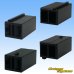 Photo2: [Yazaki Corporation] 305-type (for fusible link electric wires, etc) non-waterproof 2-pole female-coupler (black) (2)