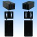 Photo3: [Yazaki Corporation] 305-type (for fusible link electric wires, etc) non-waterproof 2-pole female-coupler & terminal set (black) (3)