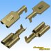 Photo4: [Yazaki Corporation] 305-type (for fusible link electric wires, etc) non-waterproof 2-pole female-coupler & terminal set (4)