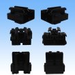 Photo2: [Sumitomo Wiring Systems] 090-type HM non-waterproof 13-pole male-coupler & terminal set (black) (2)