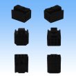 Photo3: [Sumitomo Wiring Systems] 090-type HM non-waterproof 8-pole coupler & terminal set (black) (3)