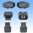 Photo2: [Sumitomo Wiring Systems] 090-type HW waterproof 3-pole coupler & terminal set type-1 with retainer (2)