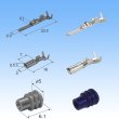 Photo4: [Sumitomo Wiring Systems] 090-type HW waterproof 3-pole coupler & terminal set type-1 with retainer (4)