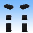 Photo2: [Sumitomo Wiring Systems] 090-type MT non-waterproof 3-pole female-coupler (black) (2)