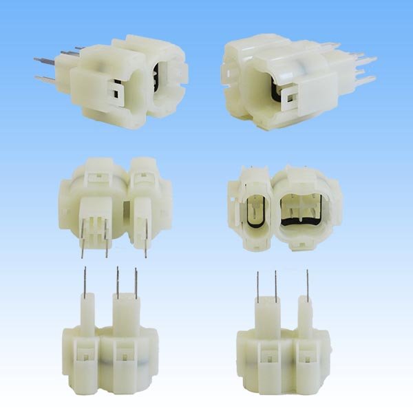 Photo2: [Maker Undisclosed] 090-type SMDC waterproof series coupler & terminal set 6-pole (integral molding PCB-type) (2)