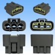 Photo3: [Furukawa Electric] 250-type QLW series waterproof 3-pole female-coupler & terminal set type-2 (gray) (3)