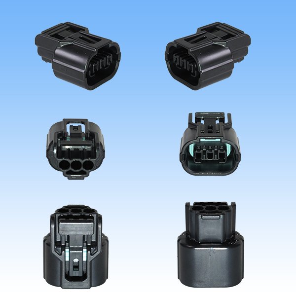 Photo3: [Sumitomo Wiring Systems] 040-type HX waterproof 3-pole coupler & terminal set with retainer type-1 (3)