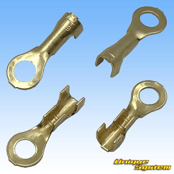 Photo2: [Yazaki Corporation] round-terminal round-type-terminal for M4 / 0.5SQ-1.25SQ (2)