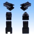 Photo2: [JST Japan Solderless Terminal] SM non-waterproof 3-pole male-coupler & terminal set (receptacle housing) (2)